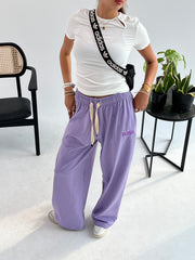 Unisex | Purple Summer Baggy Sweatpants