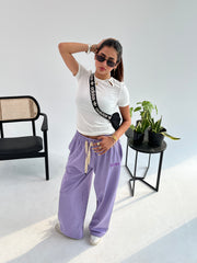 Unisex | Purple Summer Baggy Sweatpants