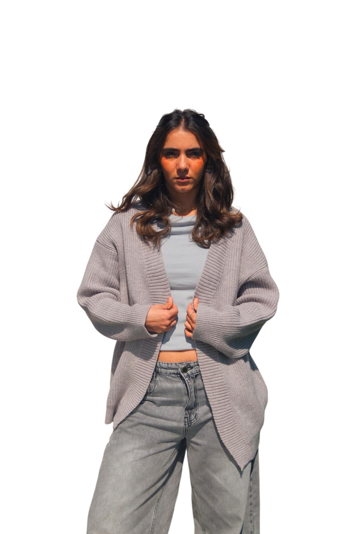 Knitt Cardigan (Gray)
