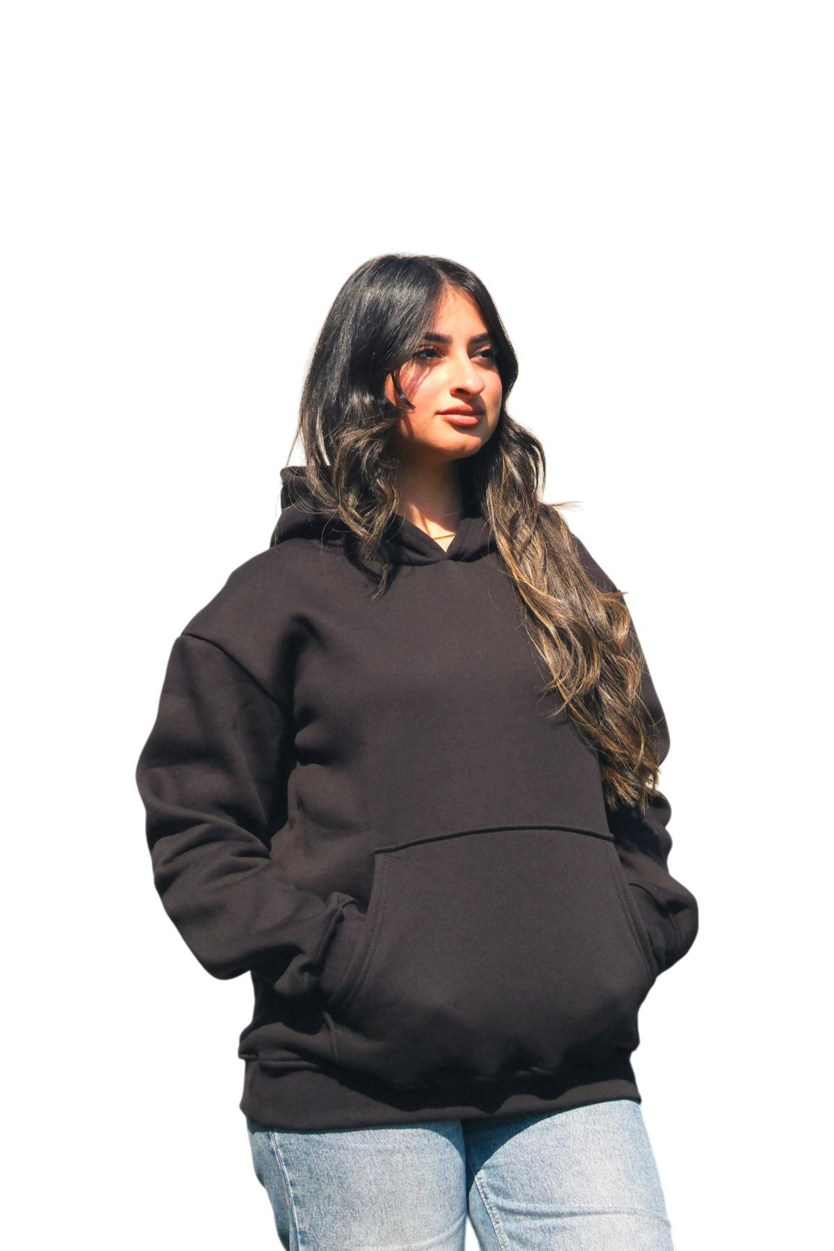 Black Basic Hoodie
