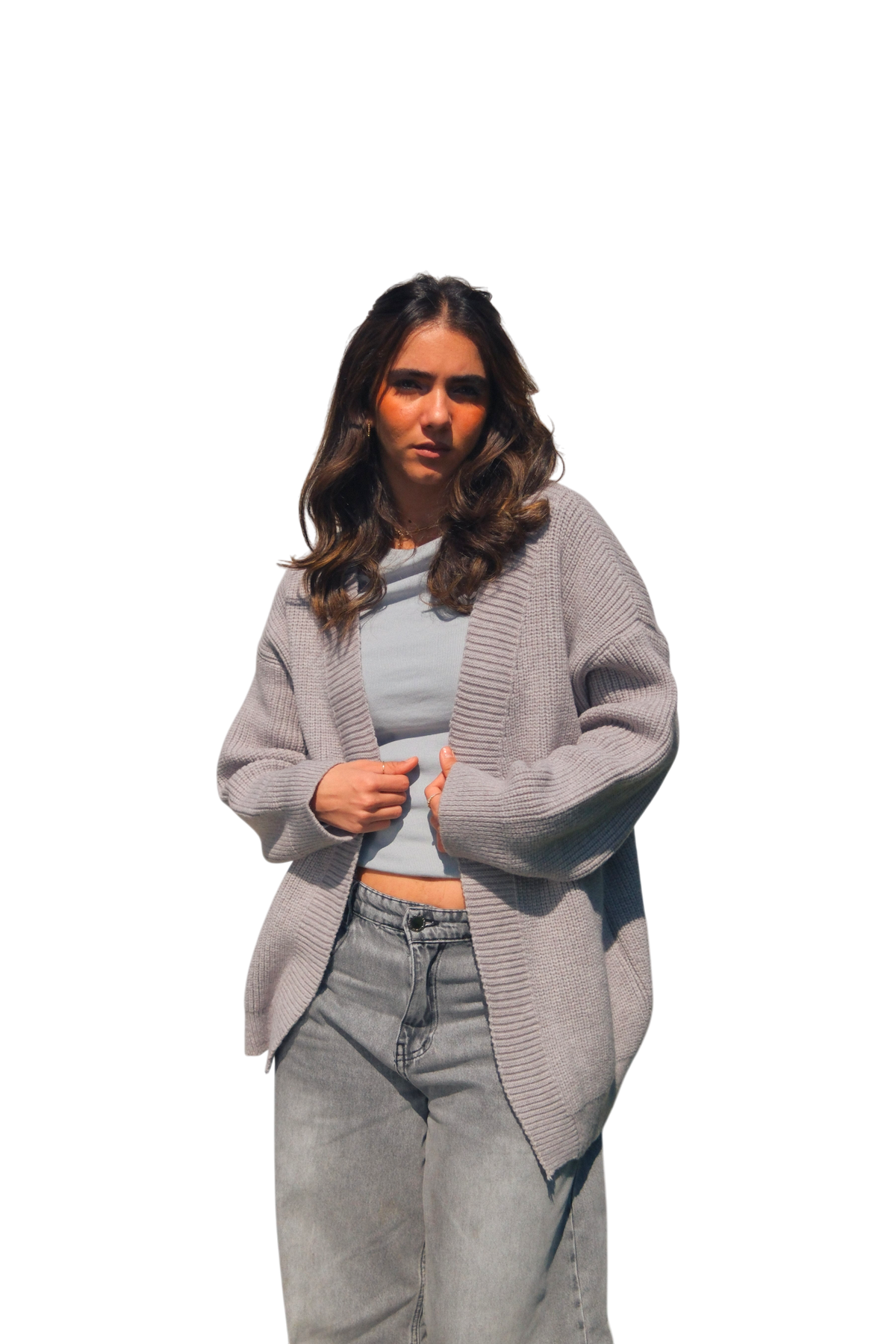 Knitt Cardigan (Gray)