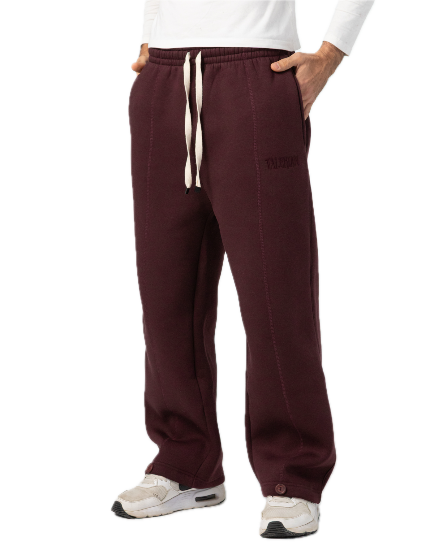 V-Sweatpants Burgundy