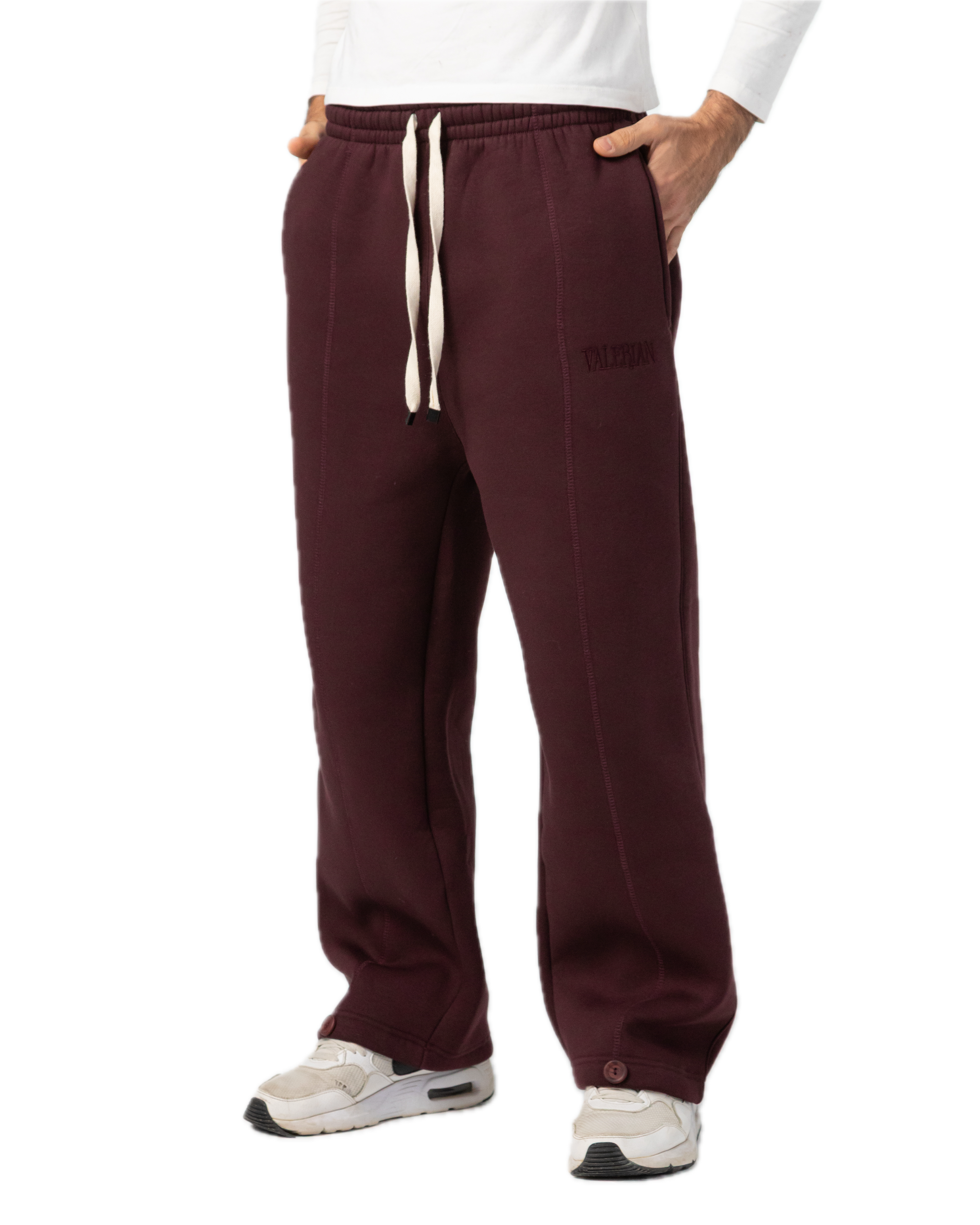 V-Sweatpants Burgundy