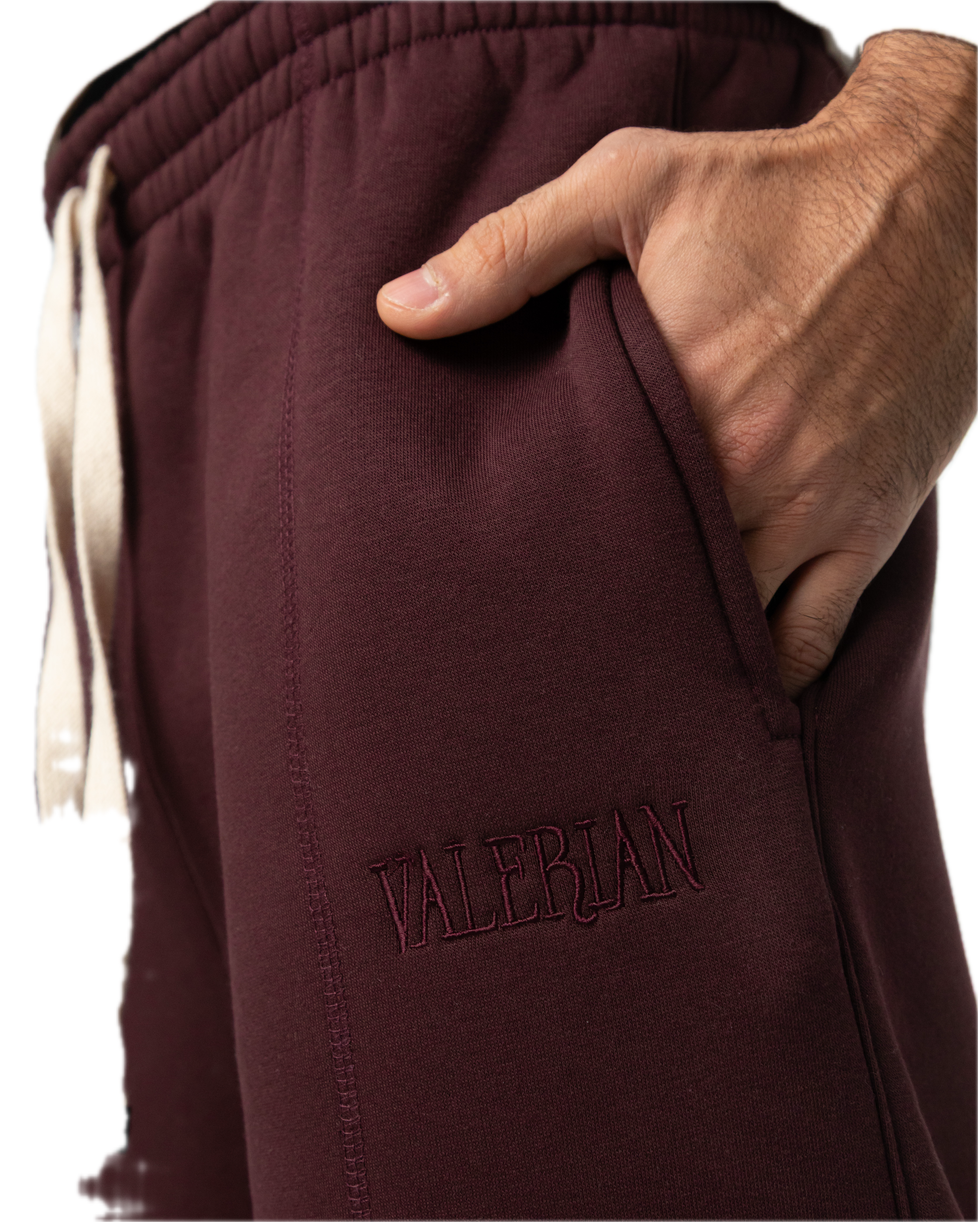 V-Sweatpants Burgundy