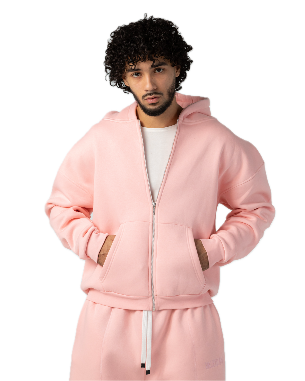 V-Jacket Powder Pink