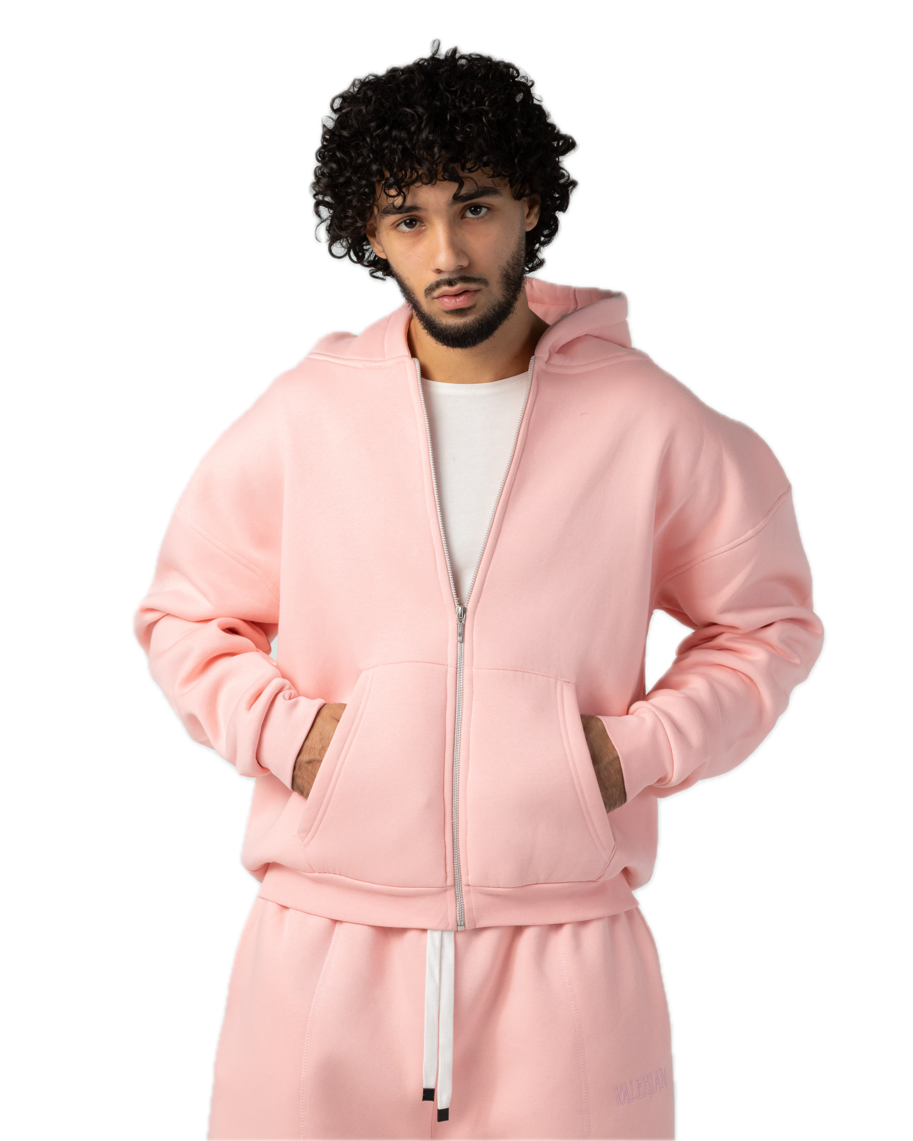 V-Jacket Powder Pink