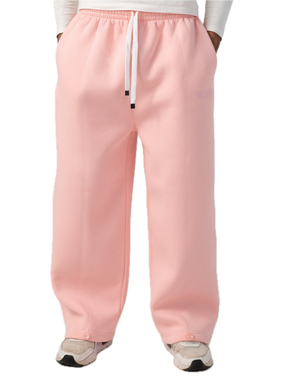 V-Sweatpants Powder Pink