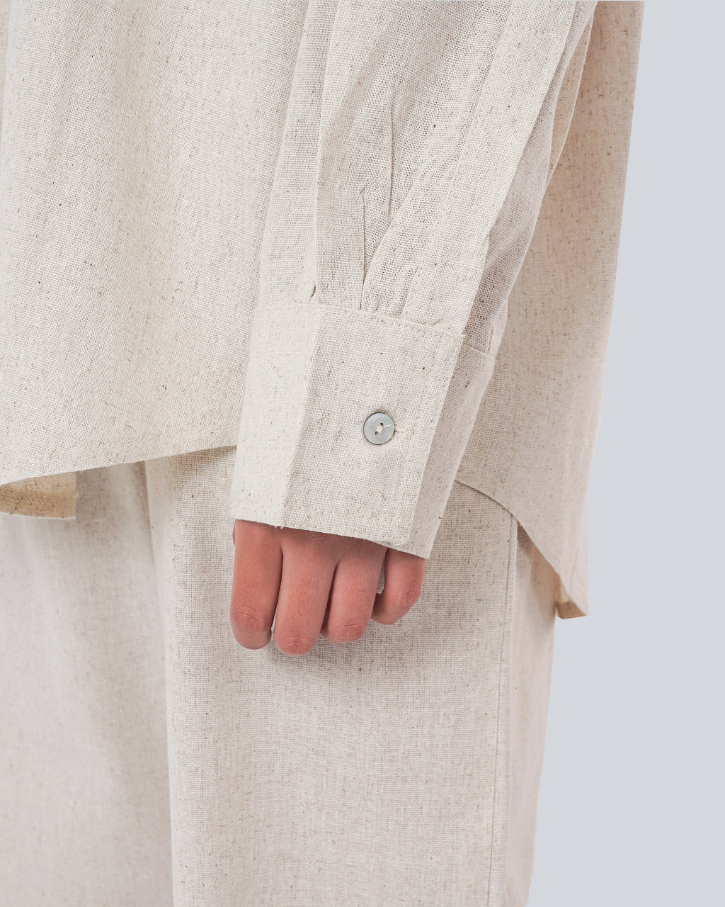 Linen Oversized Set - Beige