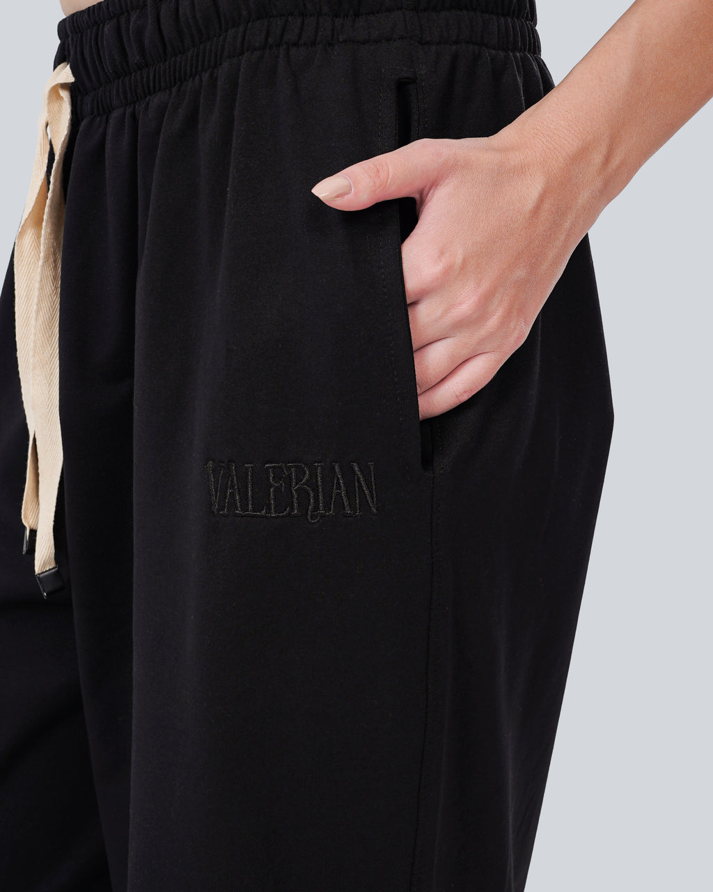 Unisex | Black Summer Baggy Sweatpants