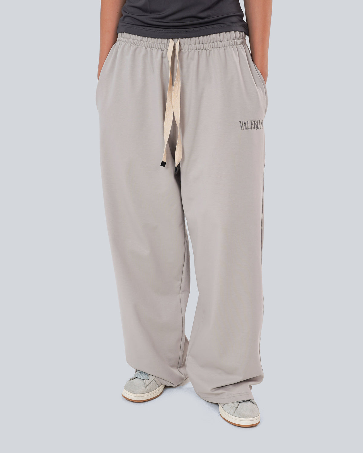 Unisex | Light Gray Summer Baggy Sweatpants