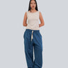 Unisex | Navy Blue Summer Baggy Sweatpants