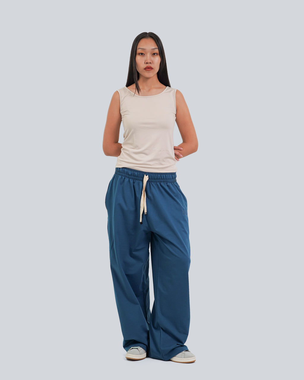 Unisex | Navy Blue Summer Baggy Sweatpants