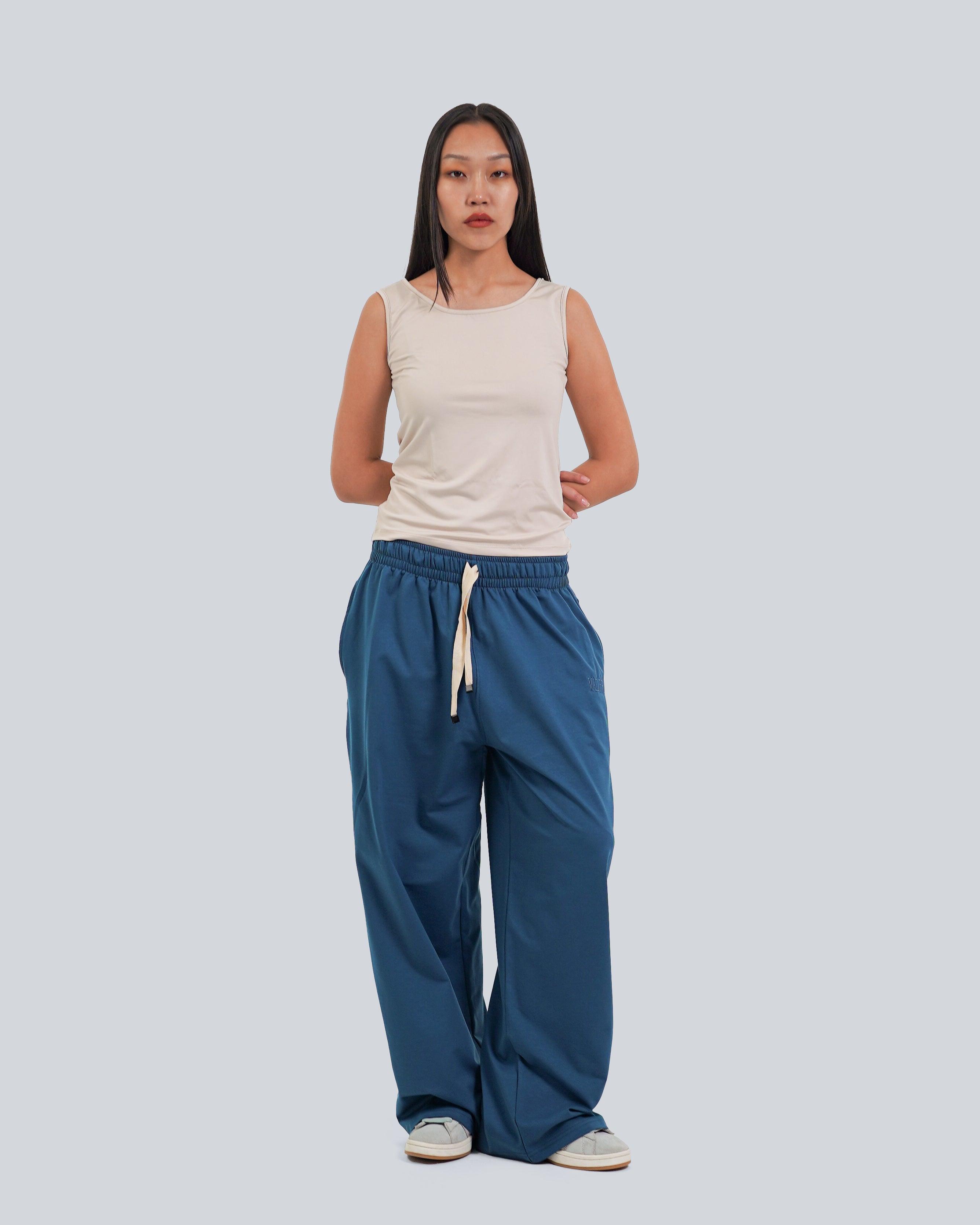 Unisex | Navy Blue Summer Baggy Sweatpants